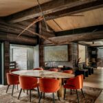 Salle à manger du chalet Petula à Megève