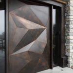 Porte d'entrée du Chalet N°14 à Verbier